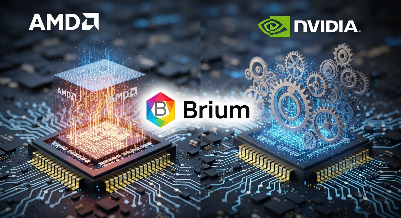 AMD e Brium AI unindo forças em software de IA para competir com Nvidia