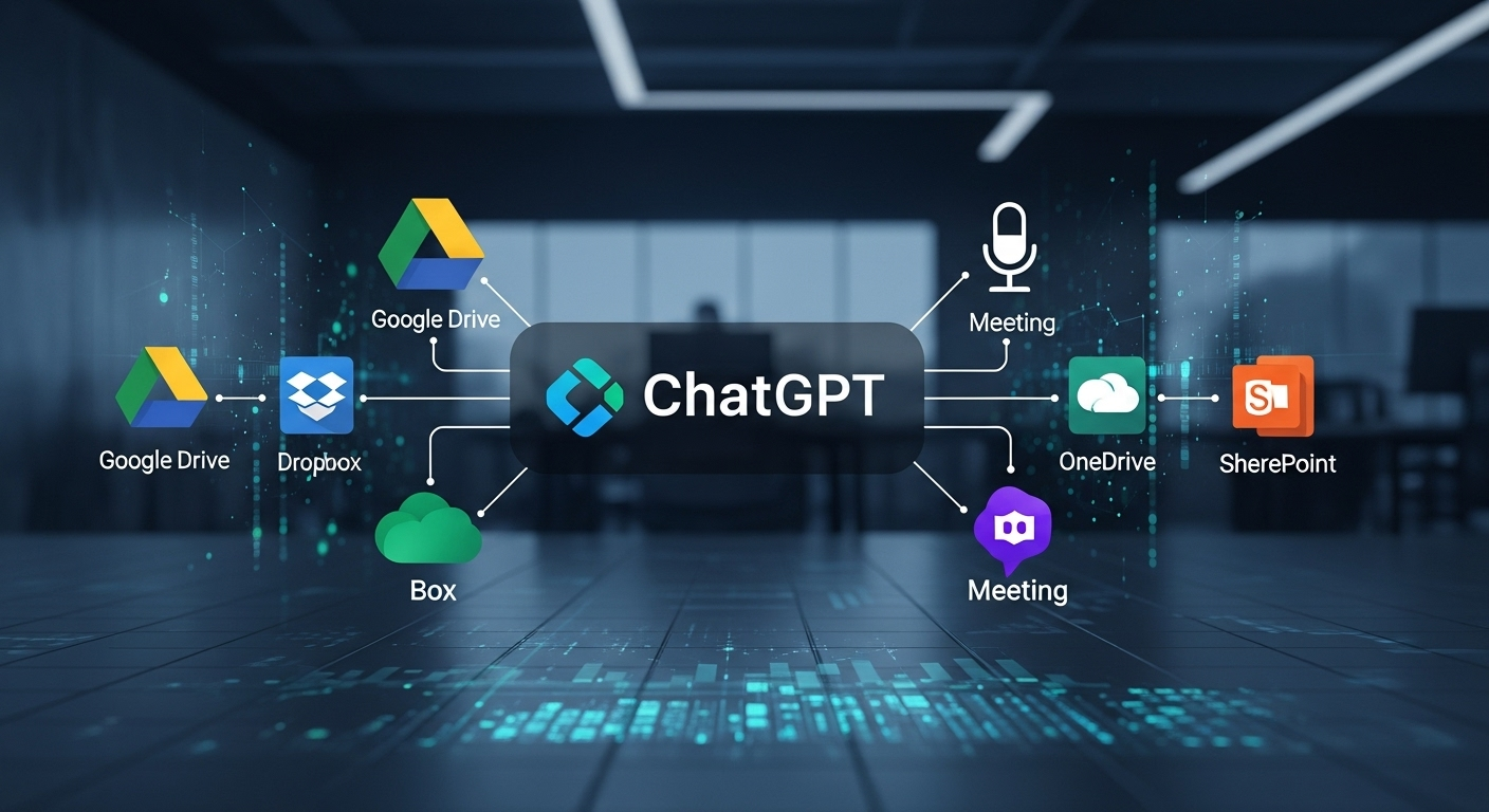 ChatGPT Corporativo: Novas Integrações de Nuvem e Gravação de Reuniões Turbinam Empresas
