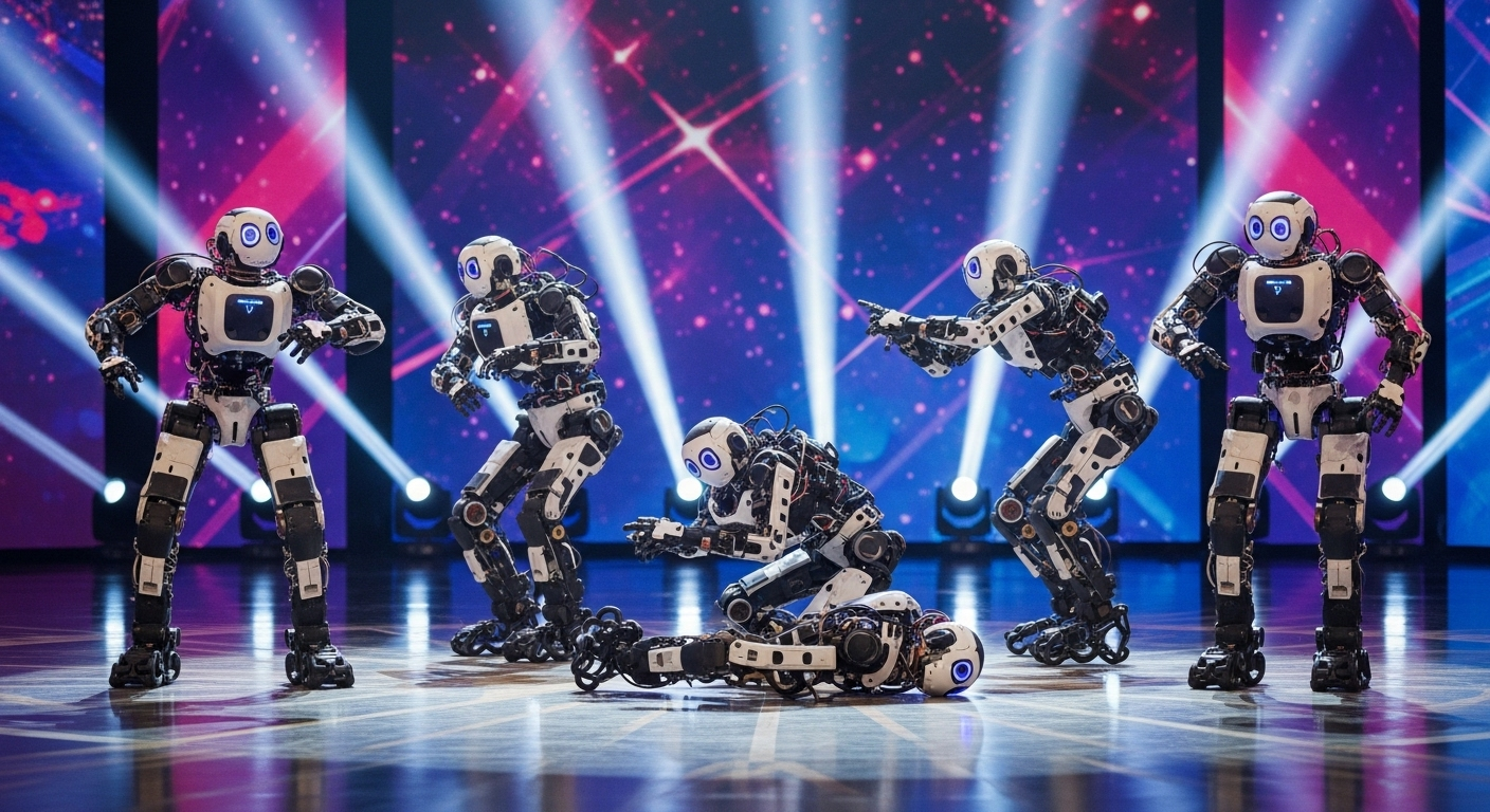 Robôs da Boston Dynamics no America's Got Talent