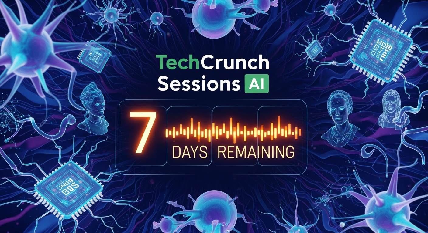 Imagem do artigo: TechCrunch Sessions: AI - Contagem Regressiva para o Evento de IA Mais Esperado!